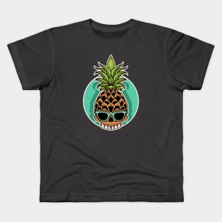 Pineapple Skull Kids T-Shirt